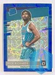 2020-21 Optic Nick Richards #193 Blue Velocity Prizm Rookie SP RC Hornets